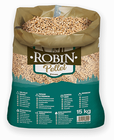 worek pelletu opałowego Robin do kupienia w Bieruniu lub sklepie internetowym